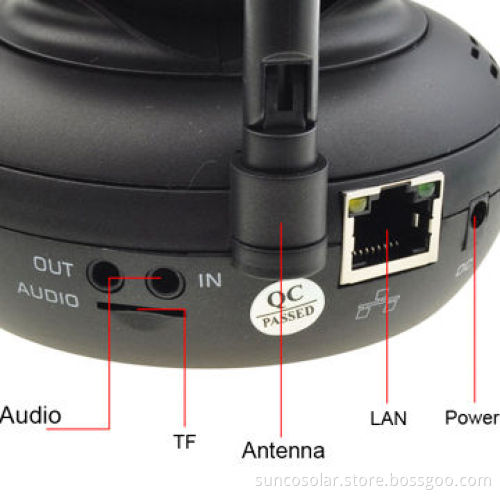 720P HD Mini IP Camera with FTP Upload, H.264 Compression, Pan and Tilt